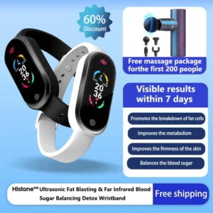 Histone™ Ultrasonic Fat Blasting & Far Infrared Blood Sugar Balancing Detox Wristband